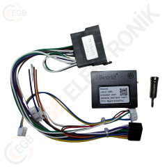 OTO TABLET ÇERÇEVE RENAULT MEGANE 2 2009-2014 9'' SİYAH TAC-165