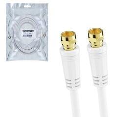 RG6 F Konnektörlü Hazır Kablo 3mt Rose RC-24-3