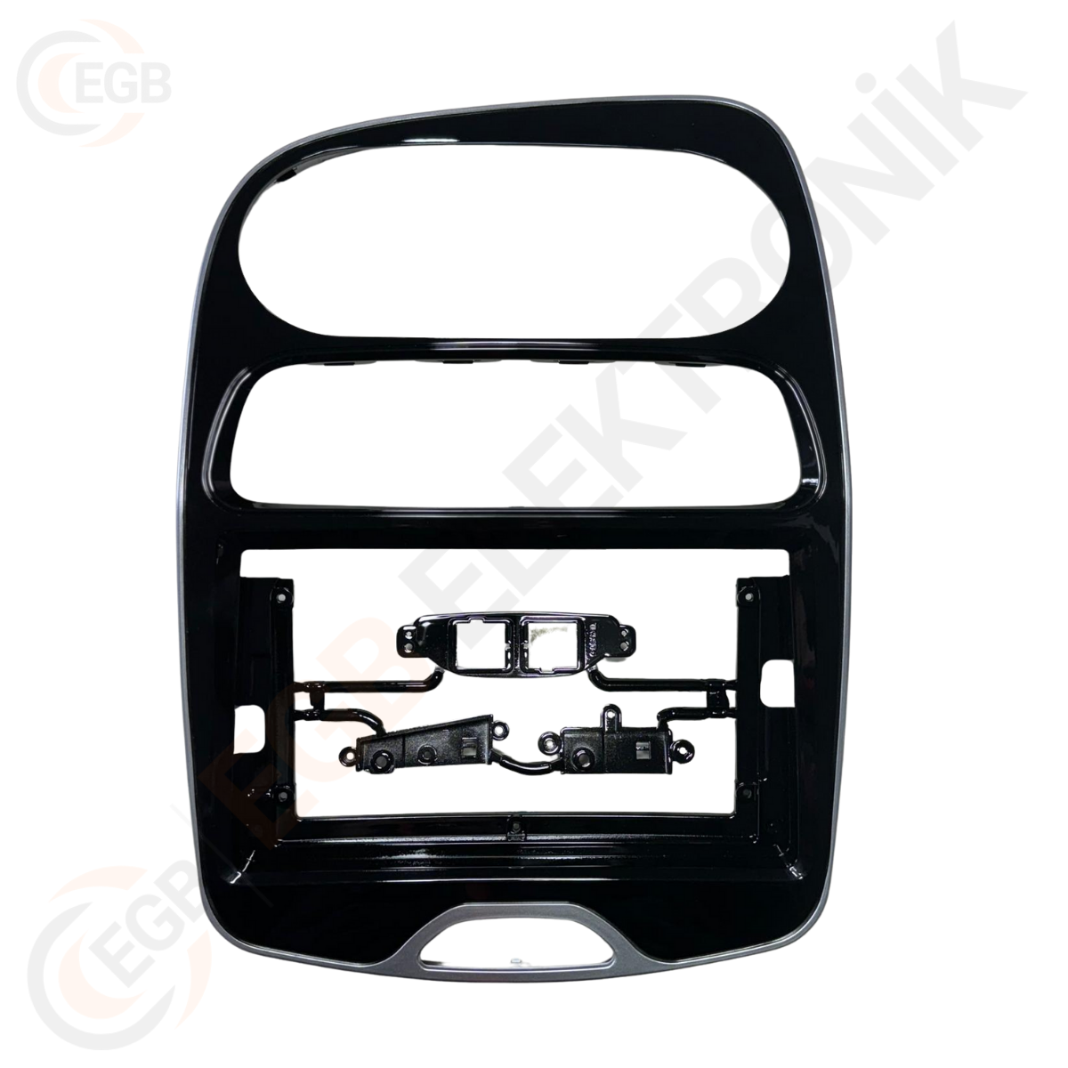 OTO TABLET ÇERÇEVE RENAULT CLIO 4 (ESKİ KASA) 2018-2019 9' PIANO BLACK TAC-293