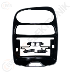 OTO TABLET ÇERÇEVE RENAULT CLIO 4 (ESKİ KASA) 2018-2019 9' PIANO BLACK TAC-293
