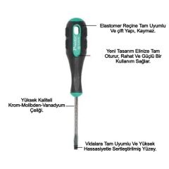 Proskit SD-210A Düz Tornavida (B-18)