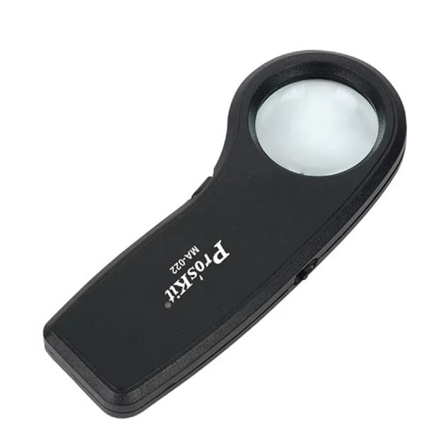 Proskit MA-022 Led Işıklı 7.5X El Tipi Büyüteç (D-58)