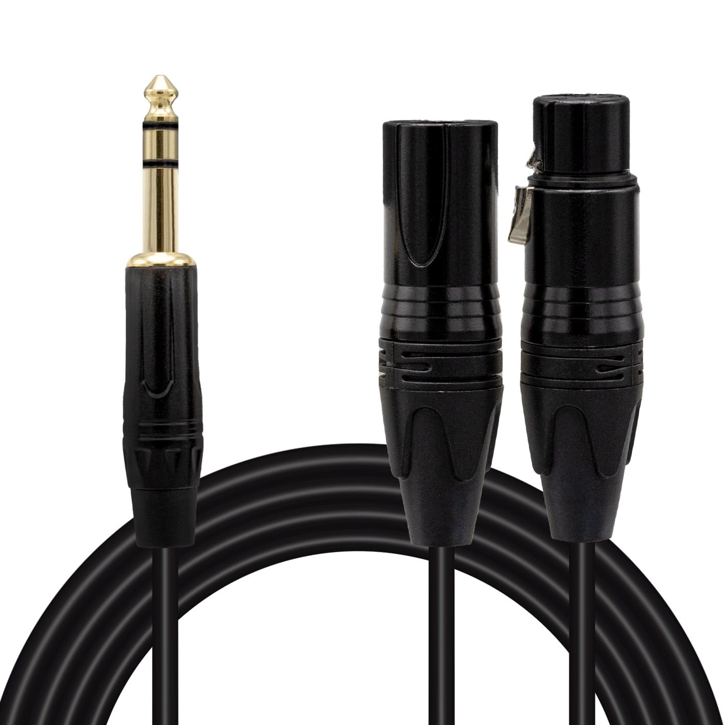 POWERMASTER LD390A CANON ERKEK DİŞİ + 6.3 MM STEREO ERKEK 1.5 METRE KABLO