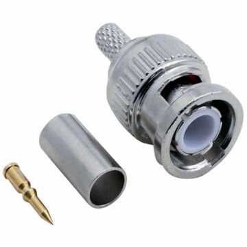 BNC FİS ERKEK SIKMALI KONNEKTÖR RG 58 TİP