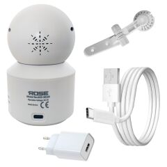 Rose AHD-30150 Wifi Akıllı Kamera 360 Derece Sesli İç Mekan 1080p