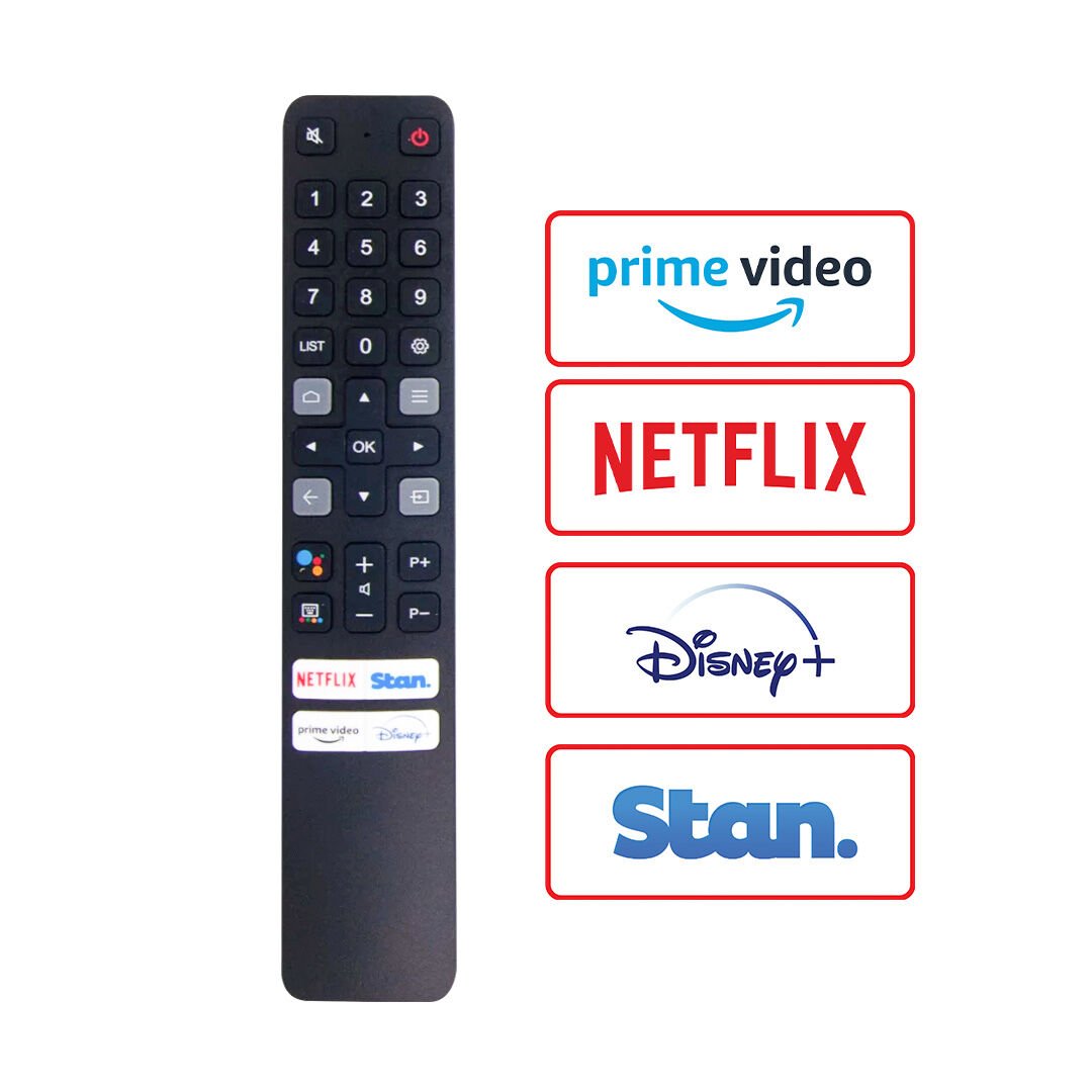WEKO KL TCL RC901V FAR1 NETFLIX-STAN.-PRIME VIDEO-DISNEY+ TUŞLU LCD LED TV KUMANDA
