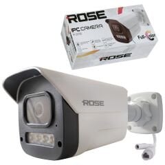 Rose IP-20195 Gece Renkli 2mp Ip Bullet Kamera Colorvu 3.6mm