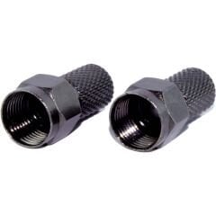 MESEF MFK1087 ANTHRACİTE RG6 CONTALI F KONNEKTÖR 100 ADET