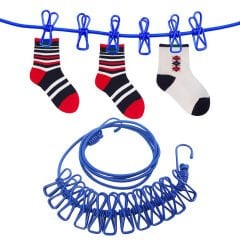 SUNUP SN-20348 TAŞINABİLİR ELASTİK MANDALLI ÇAMAŞIR İPİ