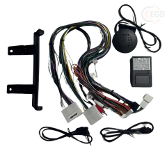 RS8004 RENAULT MEGANE 42018-20219,7''PIANO BLACK ÇERÇEVE  (FR-07)