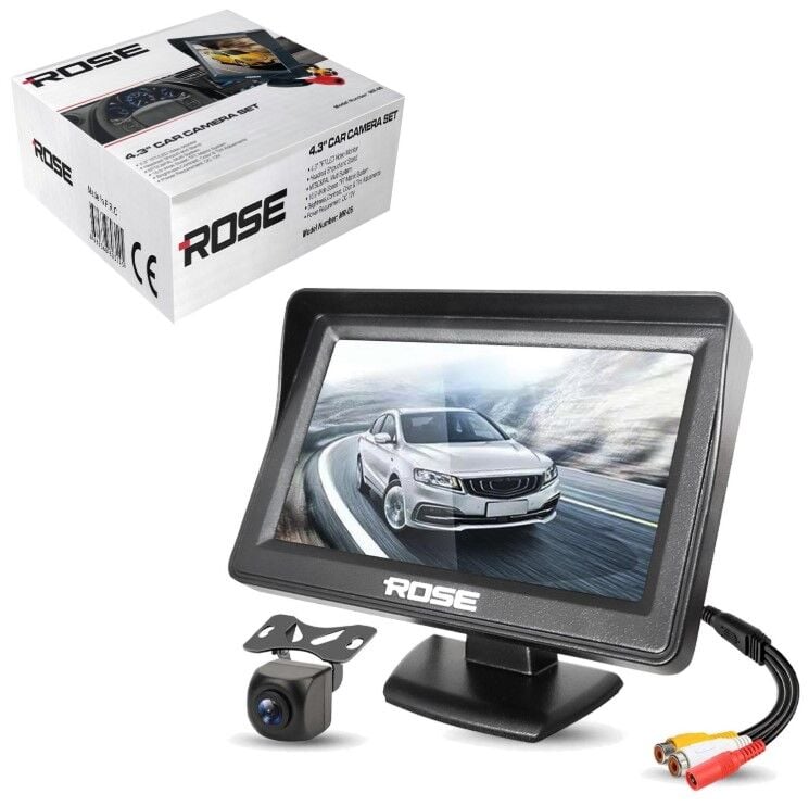 Rose MR-06 4.3'' Geri Görüş Monitör + Kamera