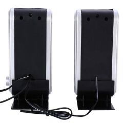 MagicVoice HY-218 1+1 USB İnce Tasarım Siyah Hoparlör - Speaker