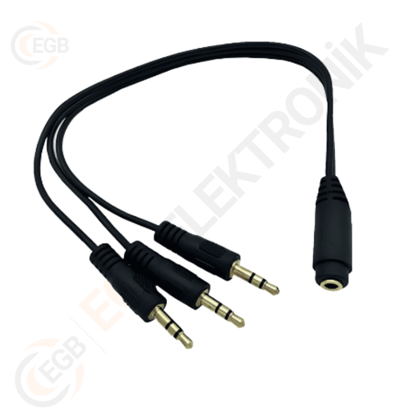 3,5 mm Stereo Dişi -3lü Stereo Erkek (AVD-264)