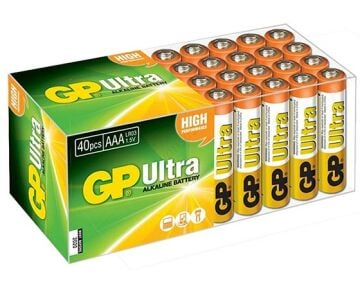 ULTRA ALKALİN AAA İNCE KALEM 40 LI PAKET FİYAT GP 24AU R03