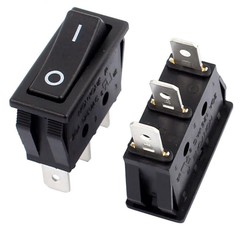 TEKLİ İNCE IŞIKSIZ İKİ KONUMLU KIRMIZI ANAHTAR (IC-114) AN-11