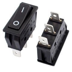 TEKLİ İNCE IŞIKSIZ İKİ KONUMLU KIRMIZI ANAHTAR (IC-114) AN-11