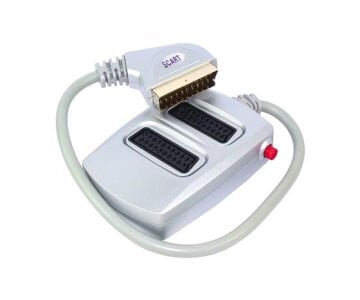 SCART DAGITICI 2 Lİ SİLVER BUTONLU  (1 ERKEK - 2 DİSİ SCART)