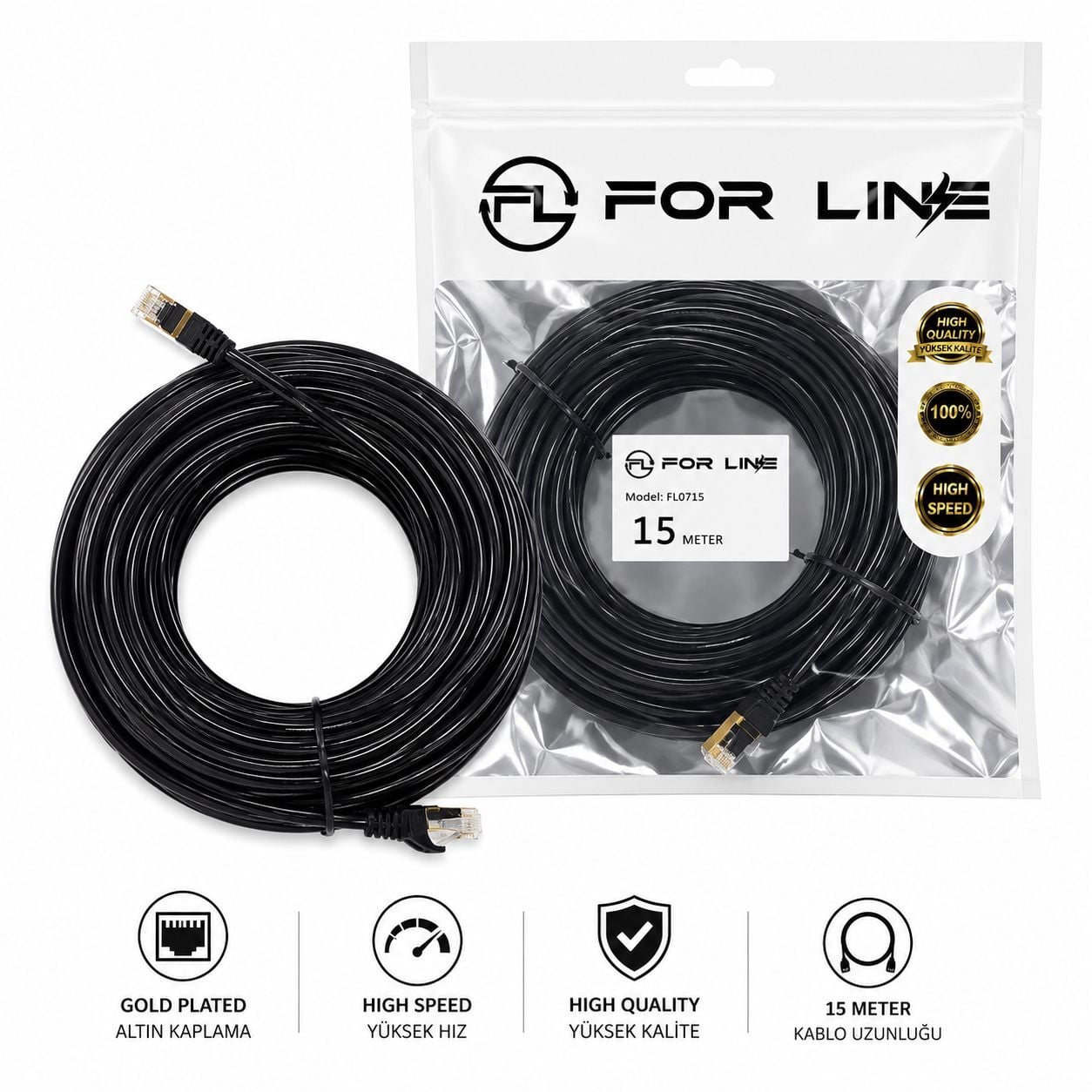 FOR LİNE 15 MT CAT 7 CABLE (AVD-212-214)