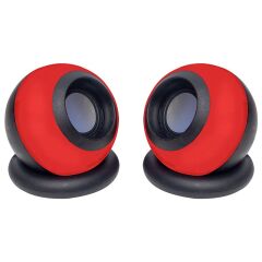 MAGICVOICE D-08L 1+1 USB MİNİ OVAL HOPARLÖR - SPEAKER (2*3 WATT - 4 OHM)