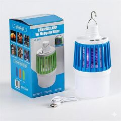Powermaster MX-858 USB'li Sinek Öldürücü Özellikli 3 Modlu Şarjlı Kamp Feneri