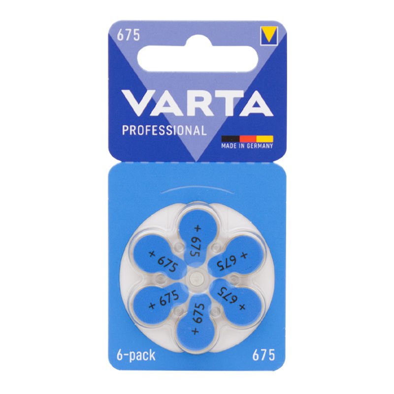 675 NO KULAKLIK PİLİ 6LI PAKET VARTA