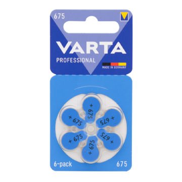 675 NO KULAKLIK PİLİ 6LI PAKET VARTA