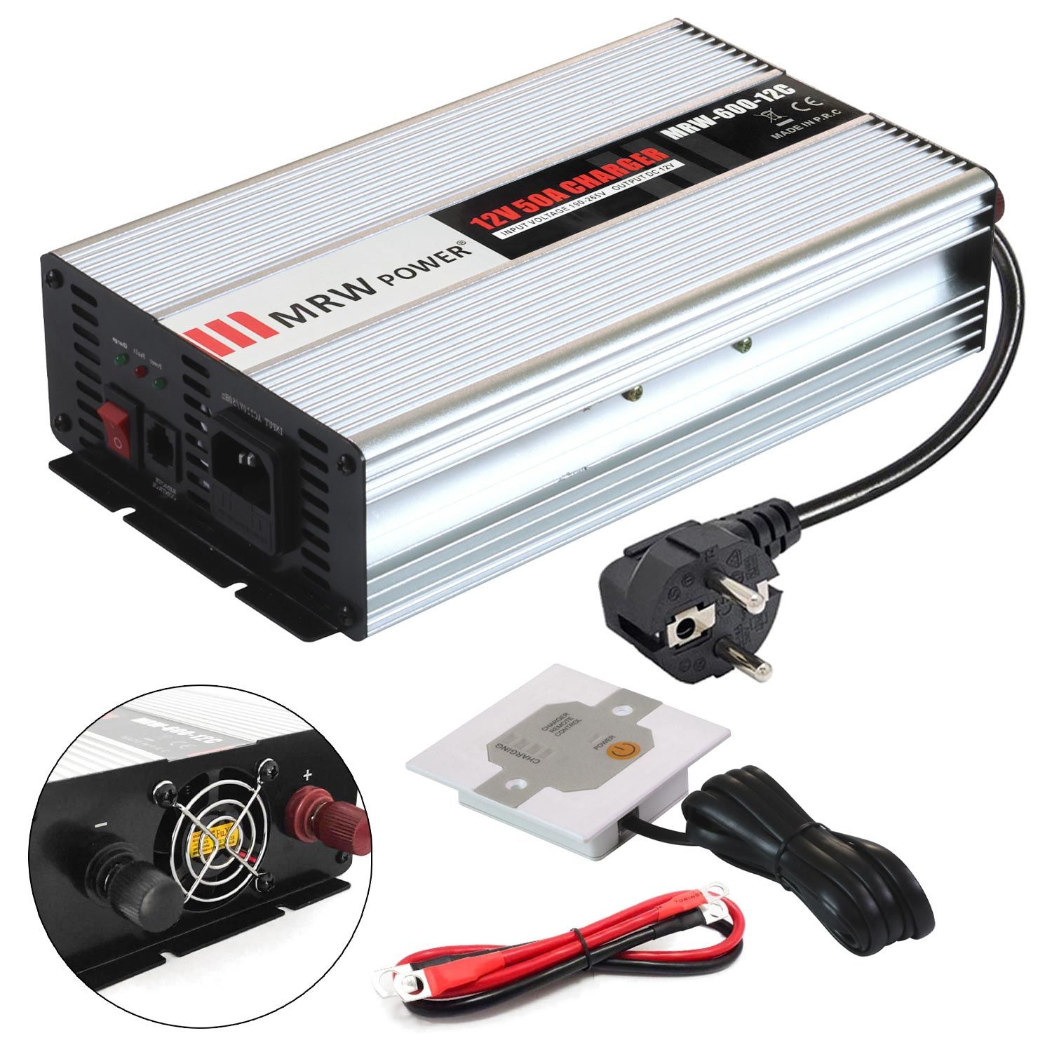 MERVESAN MRW-600-12C Akü Şarj Cihazı 12V 50A