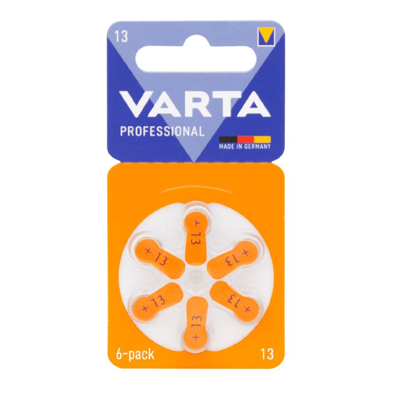 13 NO KULAKLIK PİLİ 6LI PAKET VARTA