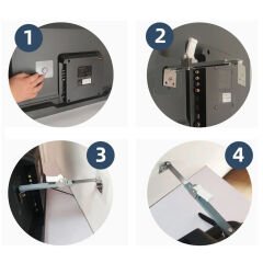 POWERMASTER PM-21797 TV DÜŞME ENGELLEYİCİ - MASAÜSTÜ TV TUTUCU