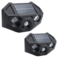 PowerMaster PM-29074 Beyaz ve Kırmızı Renkli Hareket Sensörlü Solar Bahçe Aydınlatması