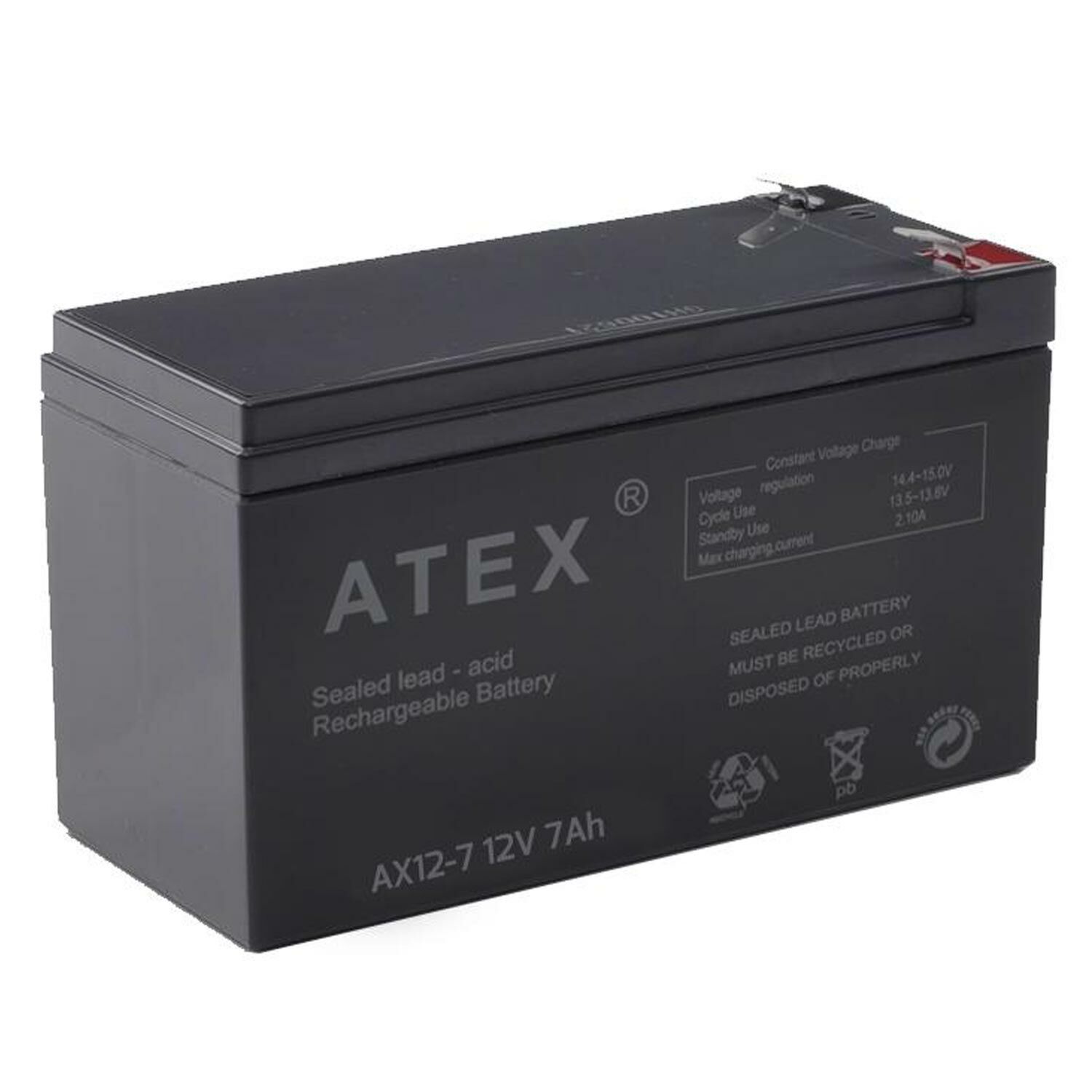ATEX Kuru Akü 12V 7Ah (15X6.5X9.5cm)