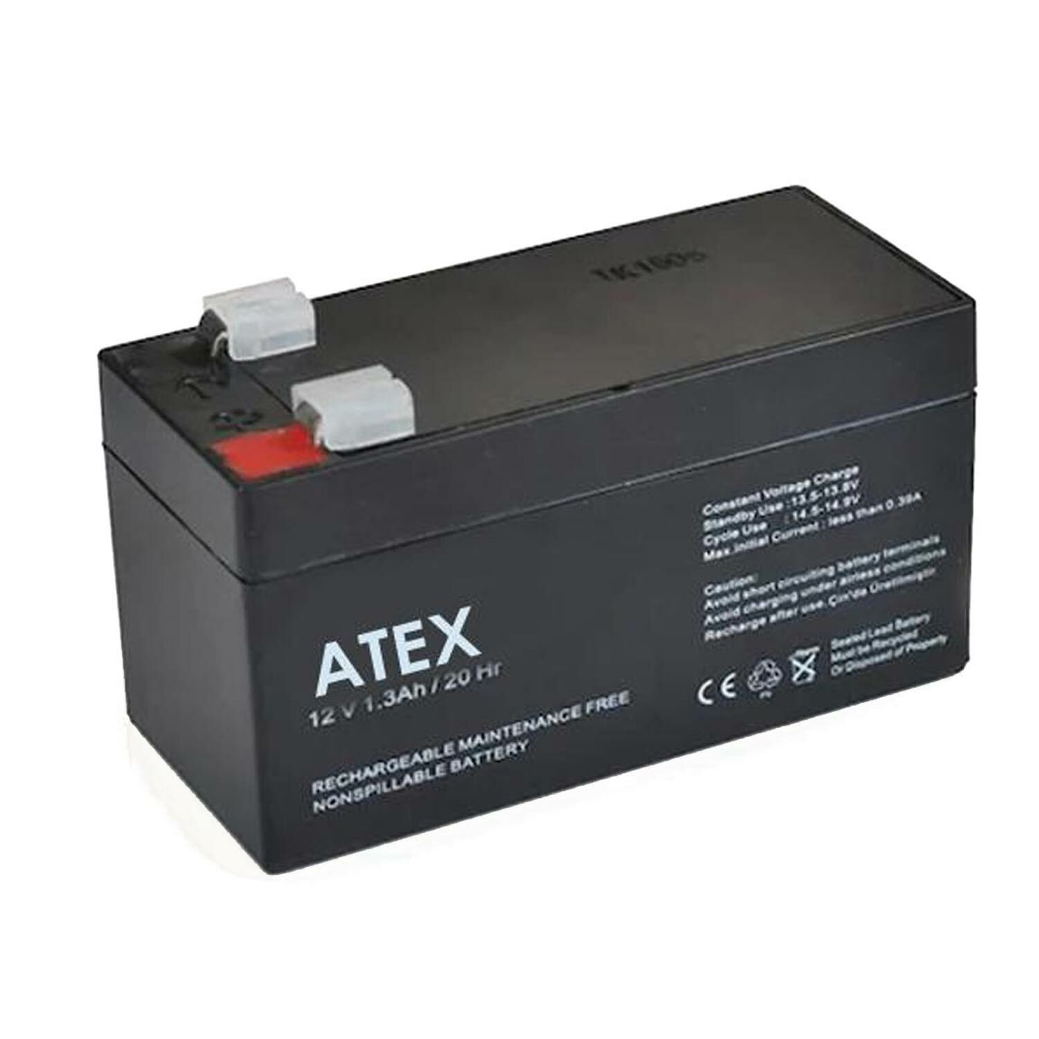 ATEX Kuru Akü 12V 1.3Ah (9.7X5X4.3cm)