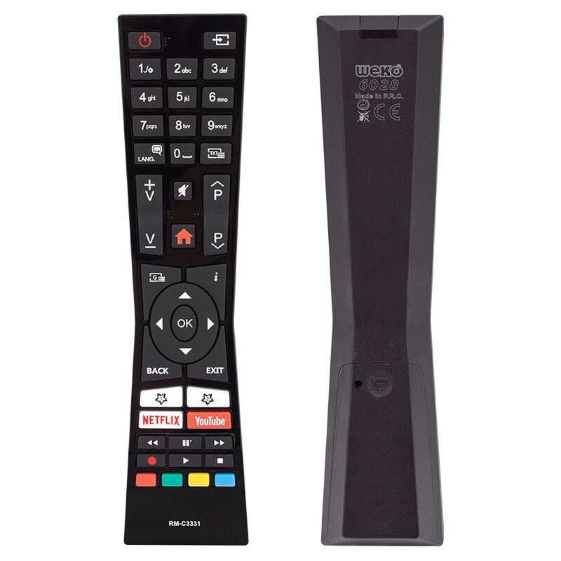 NETFLIX-YOUTUBE TUŞLU LCD-LED TV KUMANDA WEKO KL -VESTEL-JVC RM-C3331