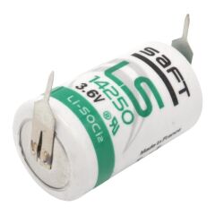 PowerMaster PM-25277 1/2AA LS 3.6 Volt Kısa Boy Puntalı Lityum Pil