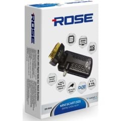 ROSE SD MİNİ TKGS'Lİ Uydu Alıcı Mini Scart DR-5040
