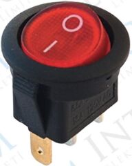 MİNİ YUVARLAK ANAHTAR IŞIKLI ON-OFF 3P (IC-134D) AN-4
