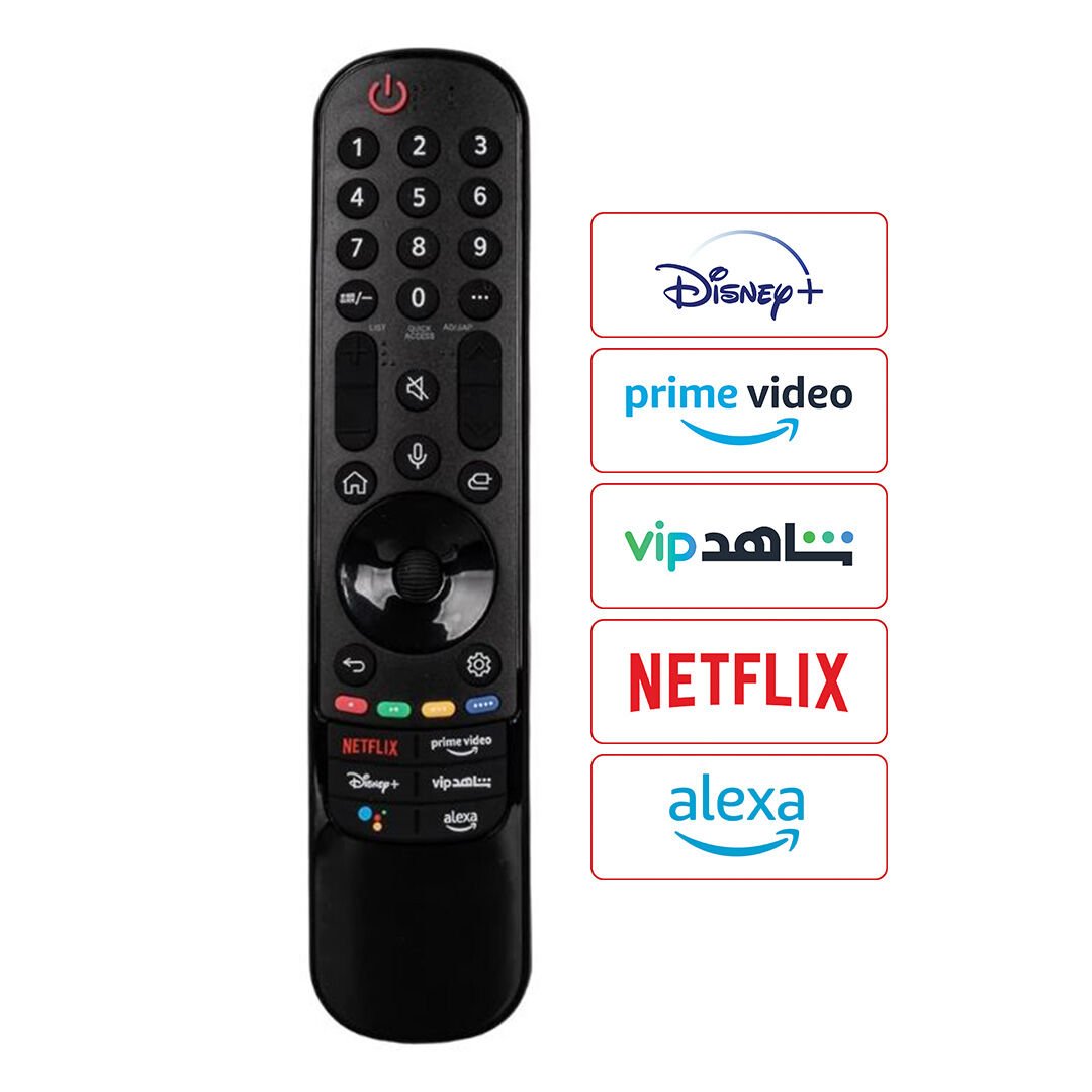 LG IRL0302 SES KOMUTSUZ LG AKB76039906 NETFLIX - PRIME VIDEO - SHAHID VIP - ALEXA TUŞLU LCD LED TV KUMANDA (KMD-69)