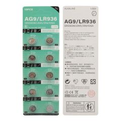 PowerMaster AG9 LR936 1.5V Alkalin Düğme Pil (10'lu Paket)