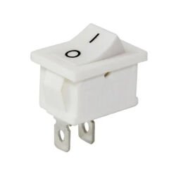 IC-125B-1 MİNİ BEYAZ IŞIKSIZ ON-OFF ANAHTAR AN-1