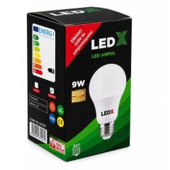 LedX AL-LL12-48V E27 Duy 12V-48V Arası 850 Lümen 9W 6500K Beyaz LED Ampul