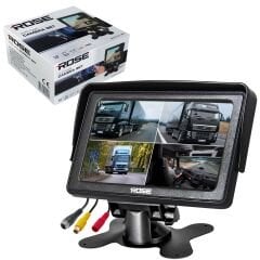 Rose MR-77 7'' Monitör Çift Ekran AV Giriş 12v