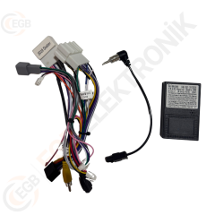 DACIA SANDERO DOCKER LODGY CLİO 2012-2017 CR032B ÇERÇEVE SİYAH 9''