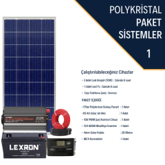 Güneş Enerji Solar Panel Paket-01