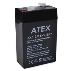 ATEX Kuru Akü 6V 2.8Ah (6.5X9.5X3.5cm)