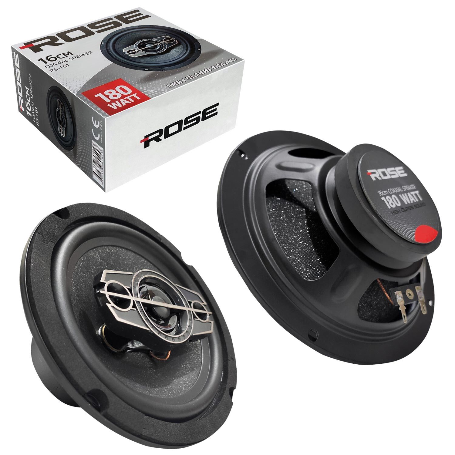 Rose RS-161  Oto Hoparlör 16cm 180w Tweeterli 1 Adet