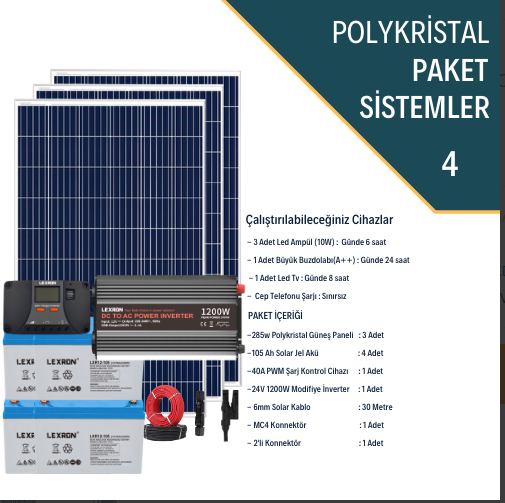 SOLAR SİSTEM PAKET 4