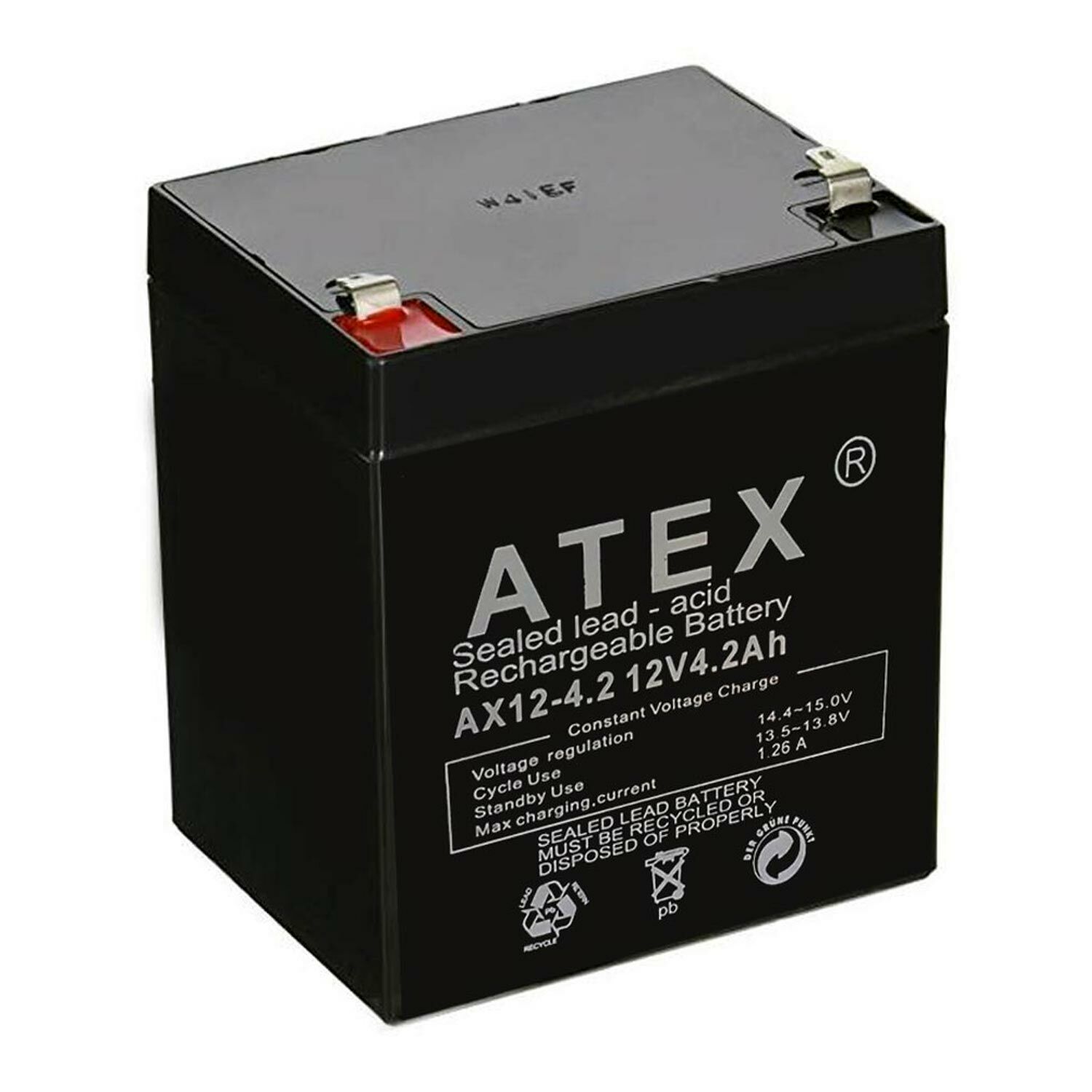 ATEX Kuru Akü 12V 4.2Ah (9X7X10cm)