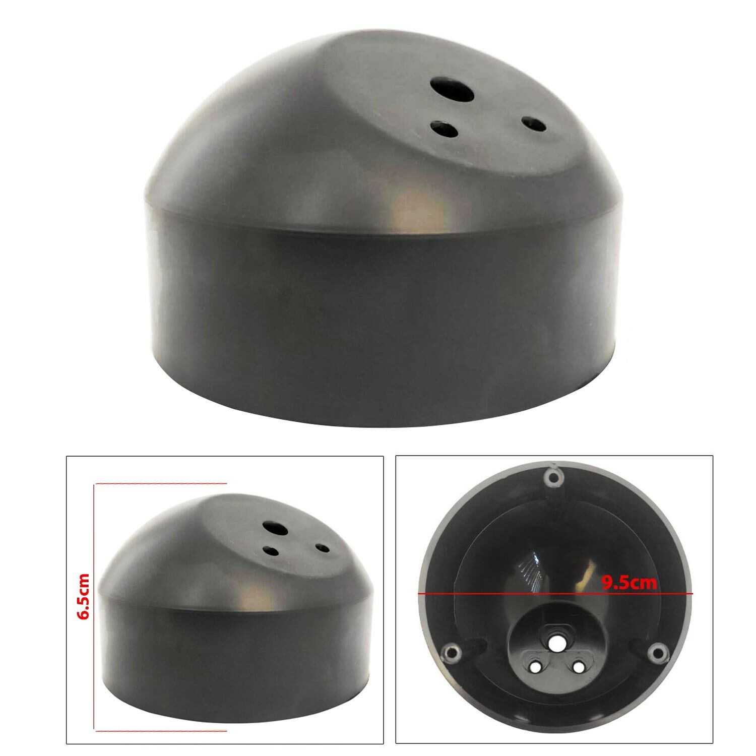 EGB Tweeter Dome Kabin Yuvası 10cm Tabansız Siyah 2 Adet