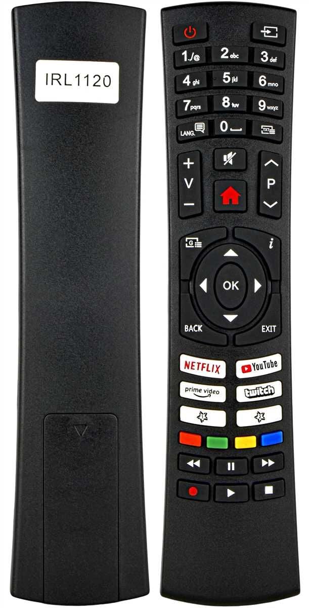 VESTEL IRL1120 NETFLIX-PRIME VIDEO-YOUTUBE-TWITCH TUŞLU OVAL KALIP LCD LED TV KUMANDA  (KMD-212)