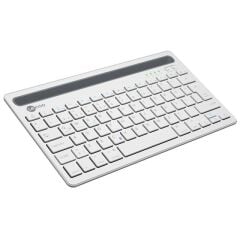 Lenovo Lecoo BK100 Bluetooth V3.0 Çoklu Cihaz Uyumlu Şarj Edilebilir Kablosuz Beyaz Türkçe Q Klavye